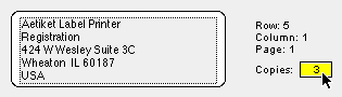 Setting Copies fields